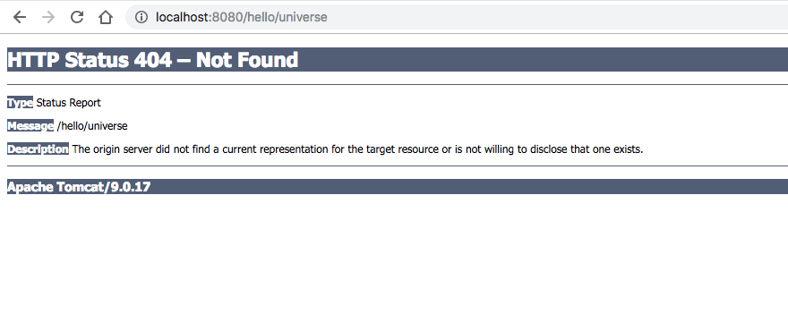 /hello/universe is returning 404 - deep linking issue
